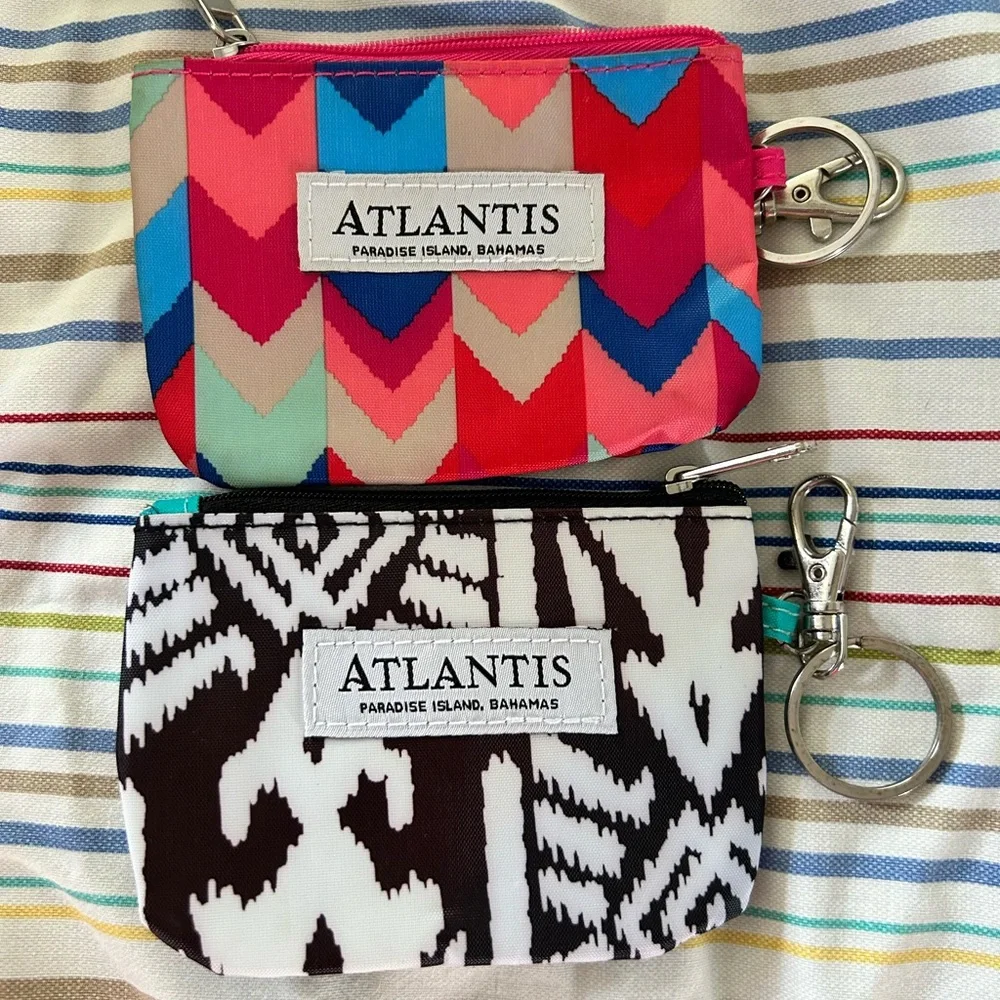 Colorful Patterned Keychain Wallet Set - Picture 2 of 2